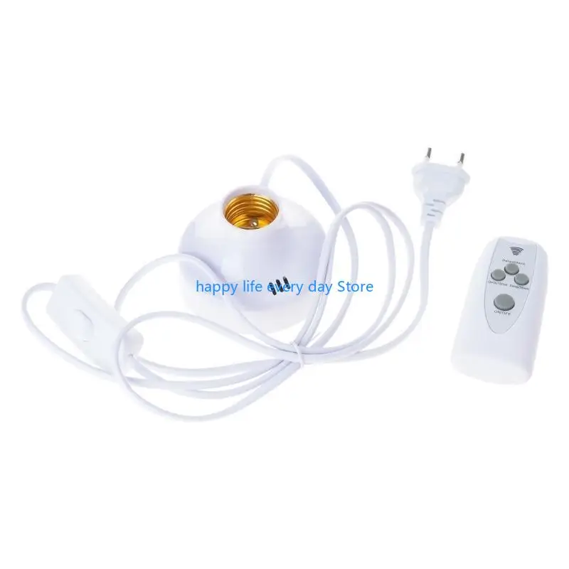 T8UC 220V E27 Remote Control Bulb Holder Wireless Light Socket Home Screw Bulb Base Replacement ABS Material Lamp Holder
T8UC 220V E27 Remote Control Bulb Holder Wireless Light Socket Home Screw Bulb Base Replacement ABS Material Lamp Holder