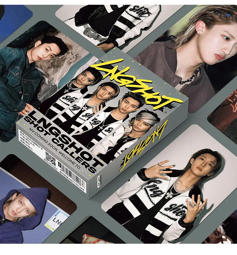 NEW 55Pcs/Set Laser Card LNGSHOT Lomo Cards OHYUL RYUL WOOJIN LOUIS Printing Photo Cards Kpop Fans Collection Card Gifts
NEW 55Pcs/Set Laser Card LNGSHOT Lomo Cards OHYUL RYUL WOOJIN LOUIS Printing Photo Cards Kpop Fans Collection Card Gifts