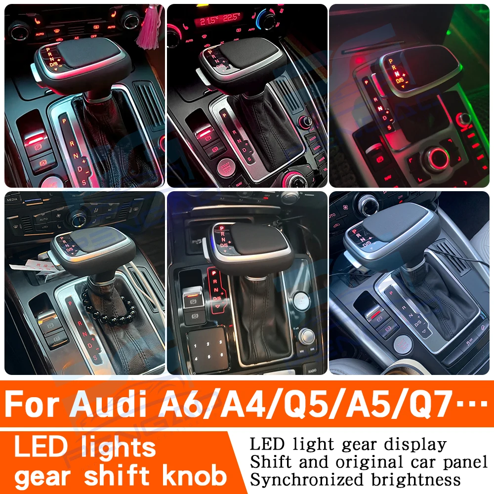 For aud q7 A6 C6 A7 A4 A5 B8 C7 Q5 S5 S7 gear shift knob with LED lights handle gearbox car automatic transmission
For aud q7 A6 C6 A7 A4 A5 B8 C7 Q5 S5 S7 gear shift knob with LED lights handle gearbox car automatic transmission