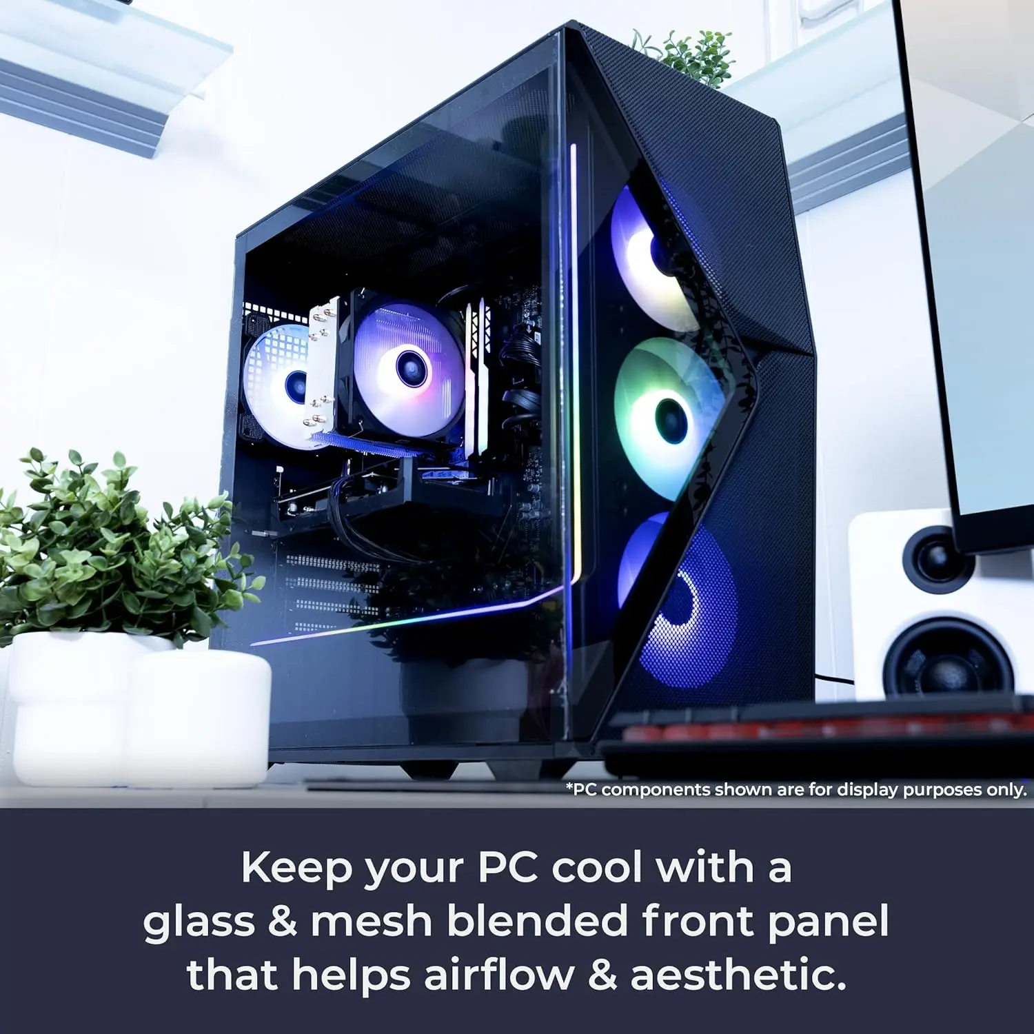iBUYPOWER Slate MESH Gaming PC Intel Core i7 14700F RTX 5070 12GB 32GB DDR5 RGB 1TB NVMe SSD Win11 Keyboard Mouse SMI7N5701
iBUYPOWER Slate MESH Gaming PC Intel Core i7 14700F RTX 5070 12GB 32GB DDR5 RGB 1TB NVMe SSD Win11 Keyboard Mouse SMI7N5701