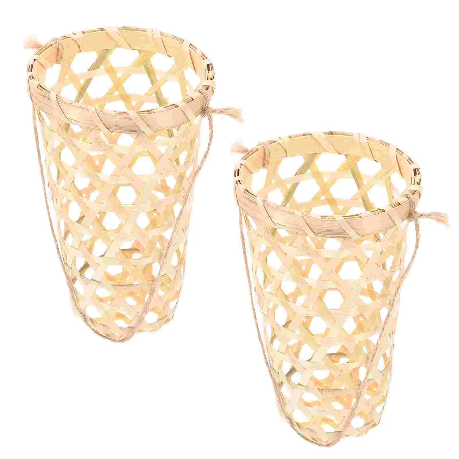2 Pcs Basket Front Door Hanging Bamboo Flowerpot Milk Tea Farmhouse Planter Balcony Garden Wall
2 Pcs Basket Front Door Hanging Bamboo Flowerpot Milk Tea Farmhouse Planter Balcony Garden Wall