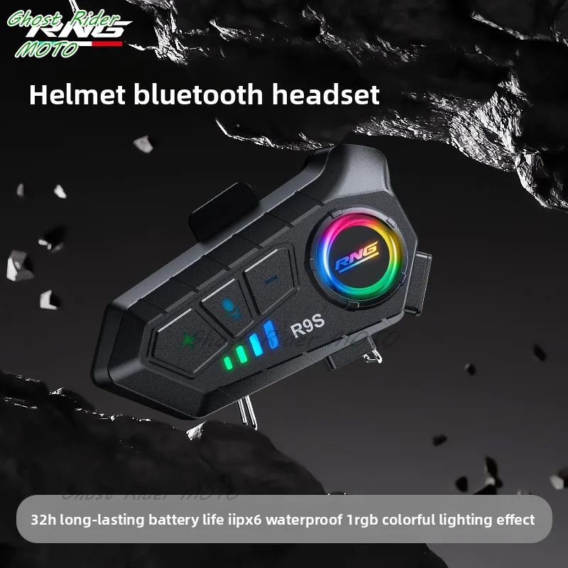 RNG R9S Мотоциклетный шлем Bluetooth-гарнитура Водонепроницаемая и пыленепроницаемая RGB Цветной внешний полный шлем RGB Ослепительный цвет
RNG R9S Мотоциклетный шлем Bluetooth-гарнитура Водонепроницаемая и пыленепроницаемая RGB Цветной внешний полный шлем RGB Ослепительный цвет