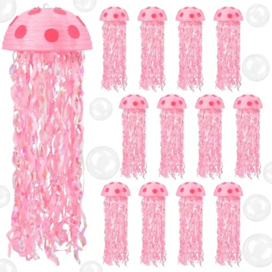 74 Pcs Cartoon Sponge Party Decorations 12 Pcs 9.8'' Hanging Jellyfish Paper Lanterns with Bubble Garlands Flower Crepe Paper f
74 Pcs Cartoon Sponge Party Decorations 12 Pcs 9.8'' Hanging Jellyfish Paper Lanterns with Bubble Garlands Flower Crepe Paper f