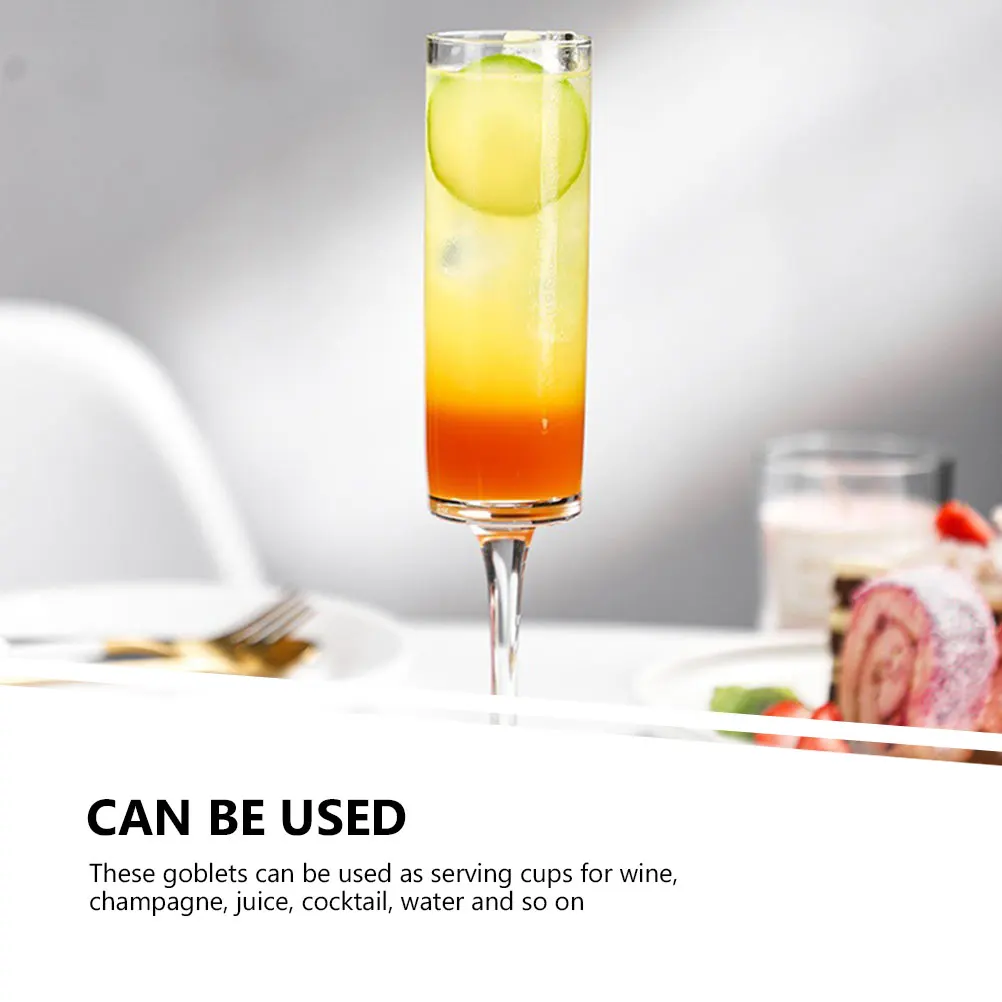 4pcs Clear Goblets Plastic Wine Stemware For Party Wedding Bar Use 165Ml Transparent Cocktail Cups Drinks
4pcs Clear Goblets Plastic Wine Stemware For Party Wedding Bar Use 165Ml Transparent Cocktail Cups Drinks