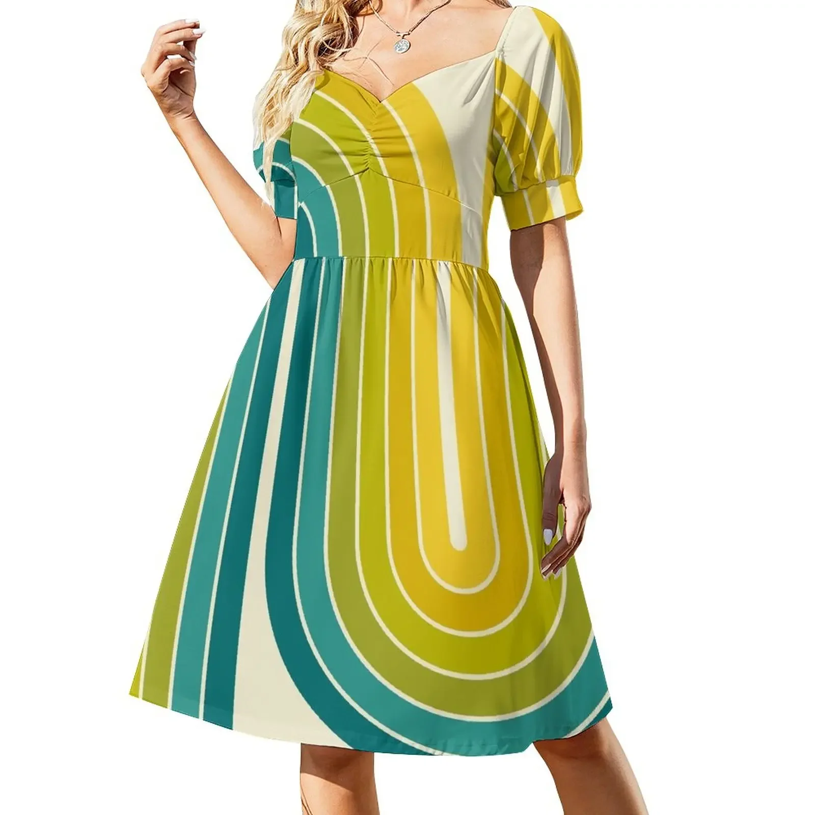 Retro Geometric Double Arch Design 579 Short-Sleeved Dress Dresses gala long sleeve dresses party dresses women dress for women
Retro Geometric Double Arch Design 579 Short-Sleeved Dress Dresses gala long sleeve dresses party dresses women dress for women
