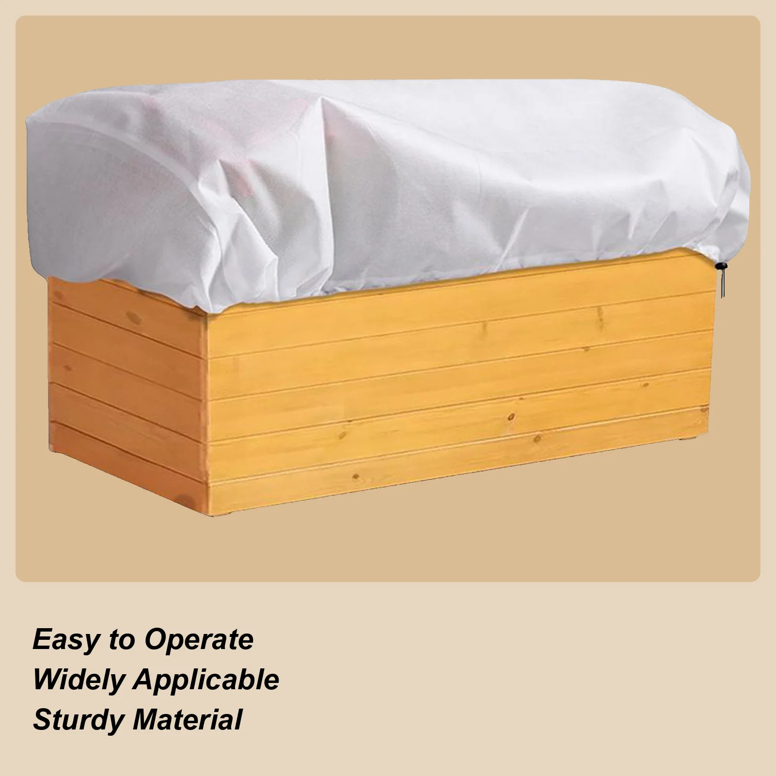 Plant Covers Freeze Protection 59 X 15.7 X 17.7 Inch Raised Bed Cover With Drawstring Breathable Non-Woven Wrap Bag For Planter
Plant Covers Freeze Protection 59 X 15.7 X 17.7 Inch Raised Bed Cover With Drawstring Breathable Non-Woven Wrap Bag For Planter