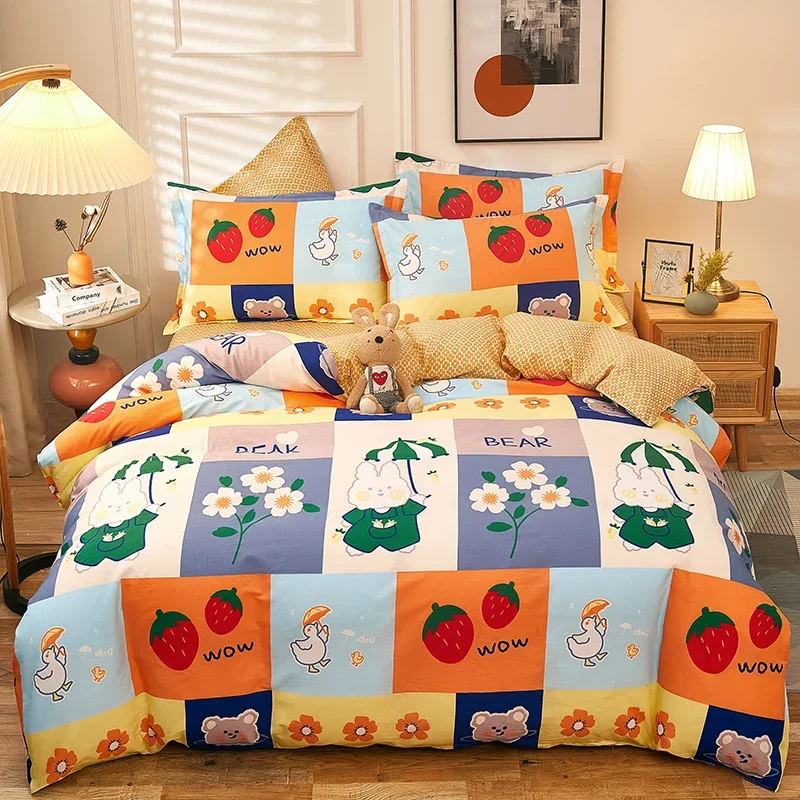 Funny Cartoon Series Duvet Cover Set Modern Home Boys and Girls Bedroom Decor 100% Cotton Zipper Quilt Cover with 2 Pillowcases
Funny Cartoon Series Duvet Cover Set Modern Home Boys and Girls Bedroom Decor 100% Cotton Zipper Quilt Cover with 2 Pillowcases