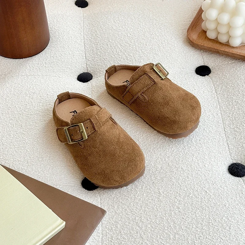 2025 Children Leather Shoes for Girls Spring Autumn New Fashion Korean Style Soft Bottom Anti-slippery Versatile Casual Mules
2025 Children Leather Shoes for Girls Spring Autumn New Fashion Korean Style Soft Bottom Anti-slippery Versatile Casual Mules
