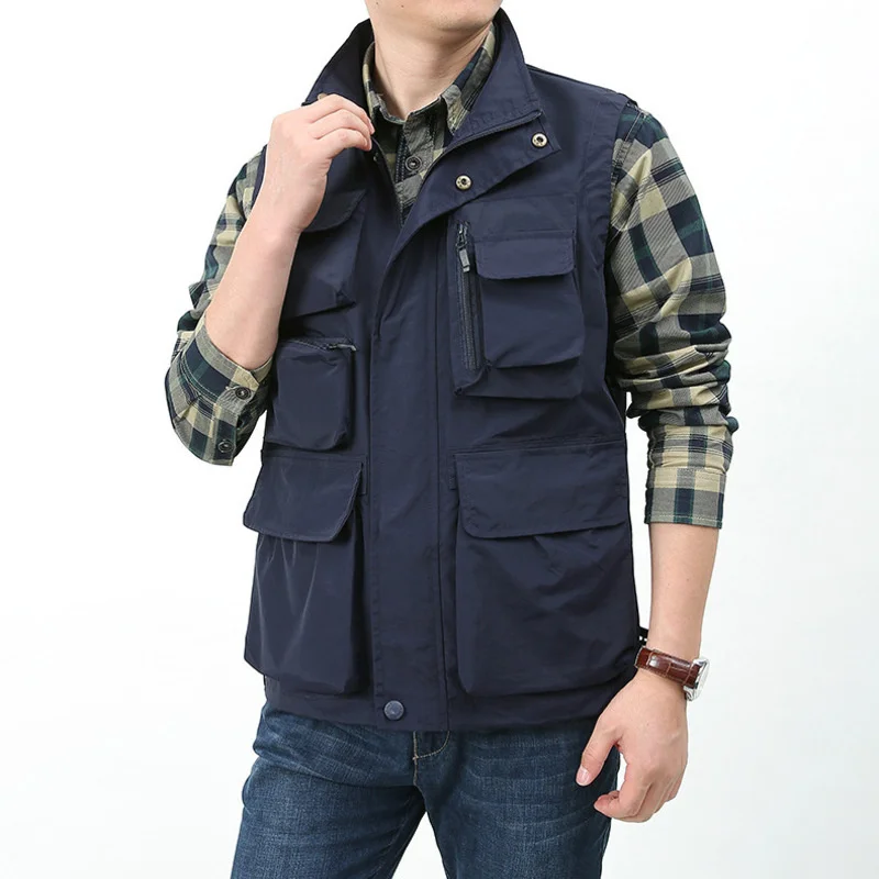 Hunting Vest Summer Mesh Men Spring Tactical Men's Suit Sleeveless Jacket Work Fishing Vests Military Clothing Man Coat Denim
Hunting Vest Summer Mesh Men Spring Tactical Men's Suit Sleeveless Jacket Work Fishing Vests Military Clothing Man Coat Denim