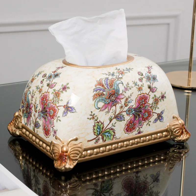 European-style living room coffee table simple drawing paper box home American light luxury ceramic bread tissue box decoration
European-style living room coffee table simple drawing paper box home American light luxury ceramic bread tissue box decoration