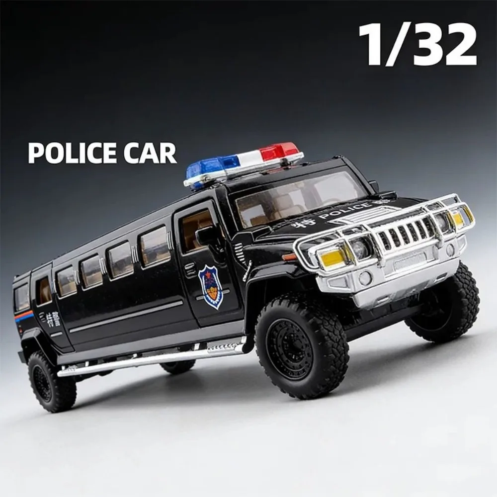 1:32 Police Car Miniature Toy Alloy Diecast Model Doors Opened Shock Absorption Sound Light Pull Back Vehices Gifts for Friends
1:32 Police Car Miniature Toy Alloy Diecast Model Doors Opened Shock Absorption Sound Light Pull Back Vehices Gifts for Friends