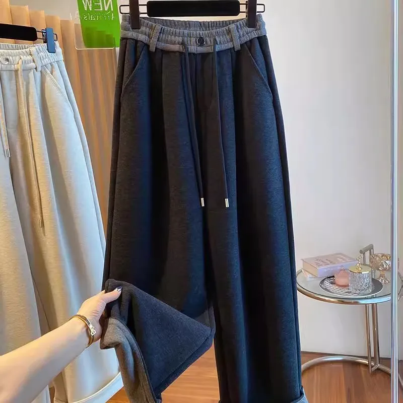 Мужские повседневные брюки большого размера 300 Pou в корейском стиле, утепленные, теплые, осенне-зимние, новые, свободные, прямого кроя
Мужские повседневные брюки большого размера 300 Pou в корейском стиле, утепленные, теплые, осенне-зимние, новые, свободные, прямого кроя