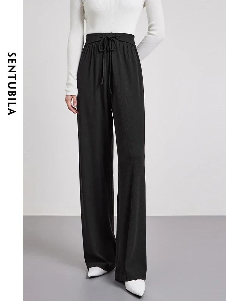 SENTUBILA Baggy Long Pants Women 2025 Spring Casual Drawstring Waist Straight Loose Wide Leg Pant Female Trousers 141K53047
SENTUBILA Baggy Long Pants Women 2025 Spring Casual Drawstring Waist Straight Loose Wide Leg Pant Female Trousers 141K53047