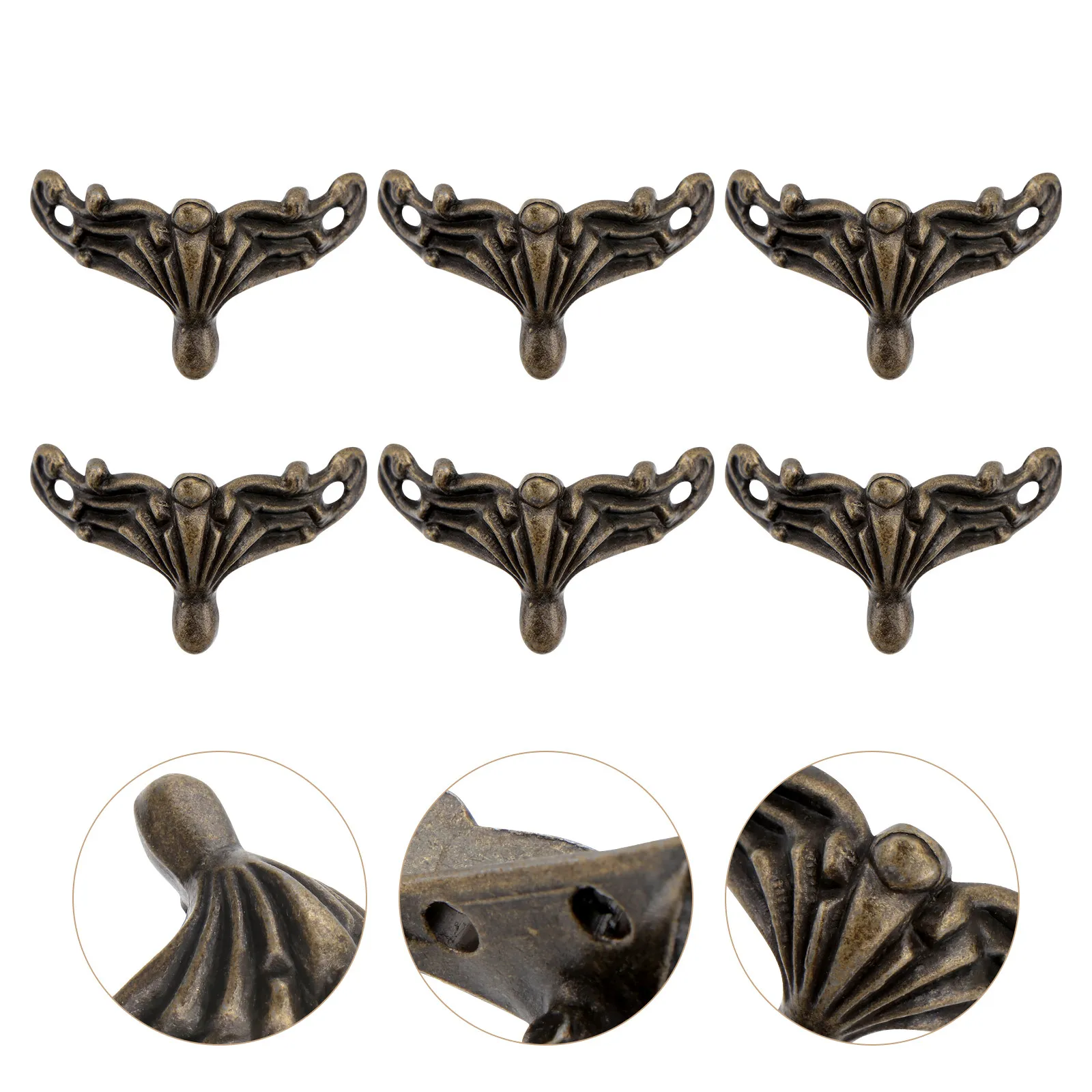 12Pcs Zinc Alloy Decorative Furniture Support Legs Elegant Retro Design Protective Feet for Wood Boxes Jewelry Cases Accessories
12Pcs Zinc Alloy Decorative Furniture Support Legs Elegant Retro Design Protective Feet for Wood Boxes Jewelry Cases Accessories