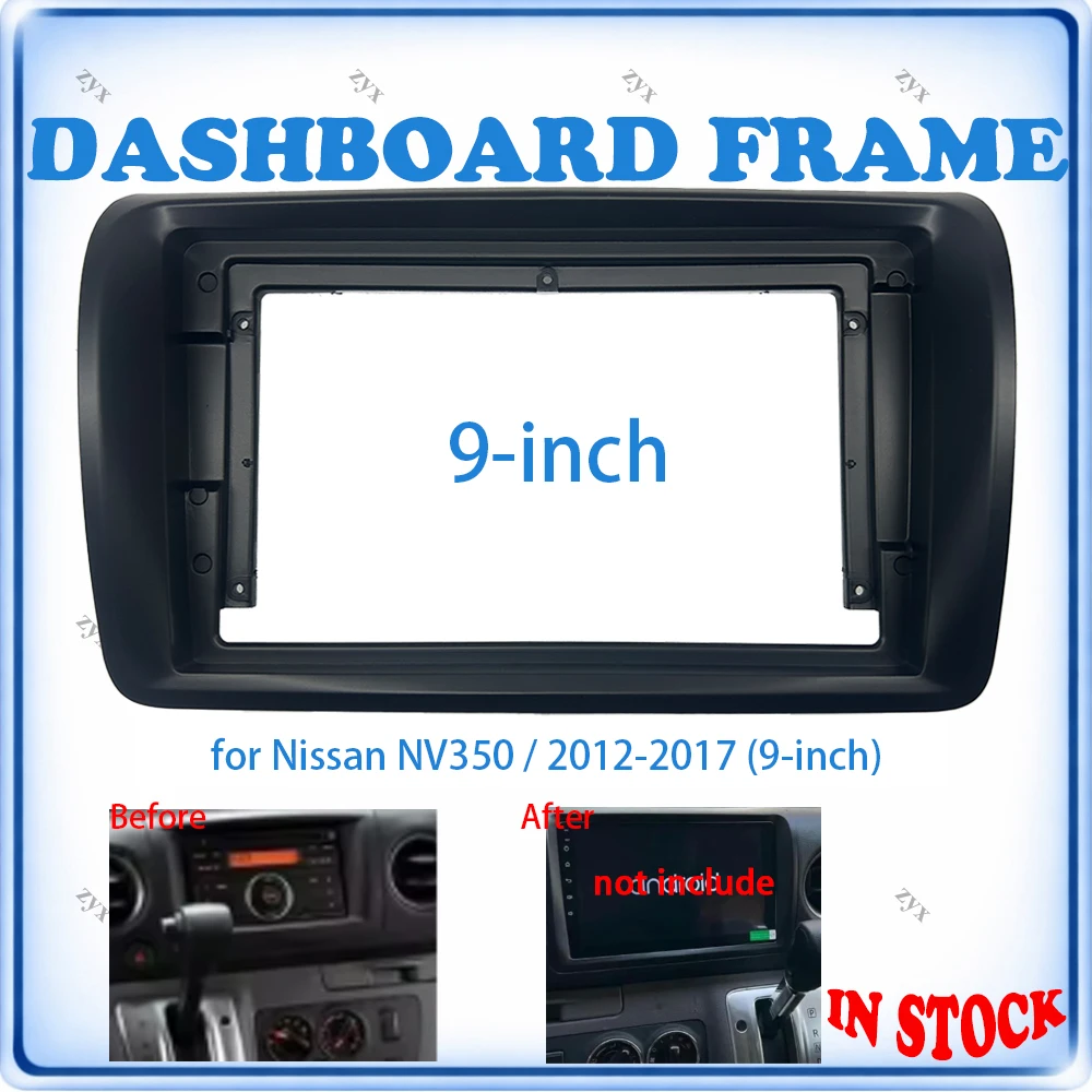 Car Radio Fascia Frame For Nissan NV350 2012-2017 9 inch Wiring Harness Power Cable Car Accessories Plug & Play
Car Radio Fascia Frame For Nissan NV350 2012-2017 9 inch Wiring Harness Power Cable Car Accessories Plug & Play