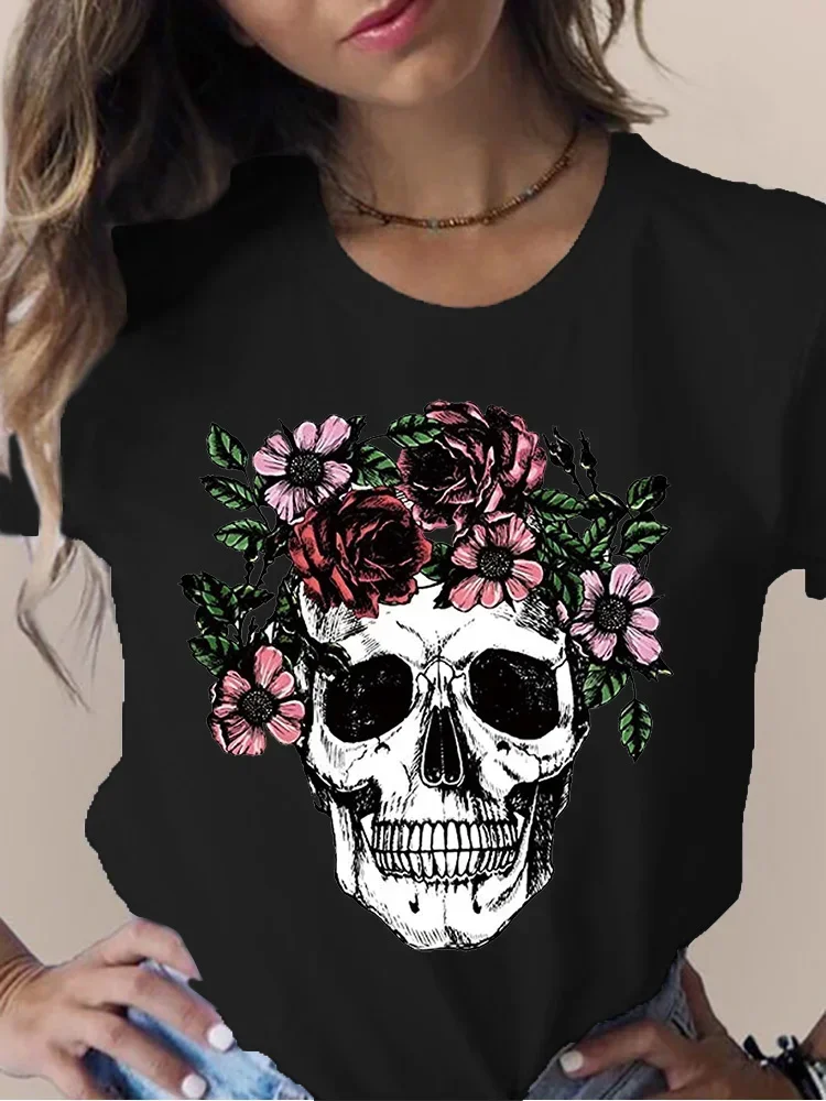 90s Short Sleeve Funny Tee Shirts Girls Clothes New Summer Skull Flowers Fashion Women T-Shirt Graphic TShirt Lady Harajuku Tops
90s Short Sleeve Funny Tee Shirts Girls Clothes New Summer Skull Flowers Fashion Women T-Shirt Graphic TShirt Lady Harajuku Tops