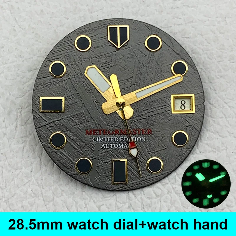 28.5mm Watch Dial and Watch Hand Combination Fits NH35 7S 4R Movement for SKX007 SKX009 6105 SRPD Tuna Monster Turtle Watch Case
28.5mm Watch Dial and Watch Hand Combination Fits NH35 7S 4R Movement for SKX007 SKX009 6105 SRPD Tuna Monster Turtle Watch Case