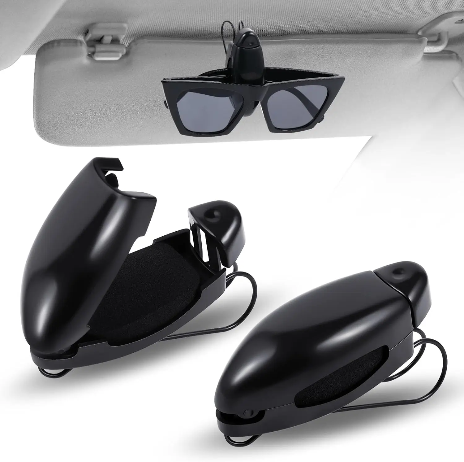 Car Sunglasses Holder Clip 2 Pieces Sunglasses Visor Clips for Car Sun Visor Glasses Holder
Car Sunglasses Holder Clip 2 Pieces Sunglasses Visor Clips for Car Sun Visor Glasses Holder