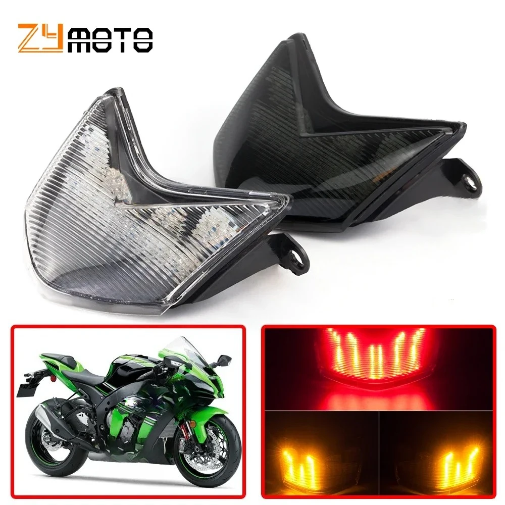 Motorcycle Integrated LED Turn Signals Taillight Rear Brake Tail Light Lamp For ZX10R ZX 10R 2006 2007 ZX-10R 06 07
Motorcycle Integrated LED Turn Signals Taillight Rear Brake Tail Light Lamp For ZX10R ZX 10R 2006 2007 ZX-10R 06 07