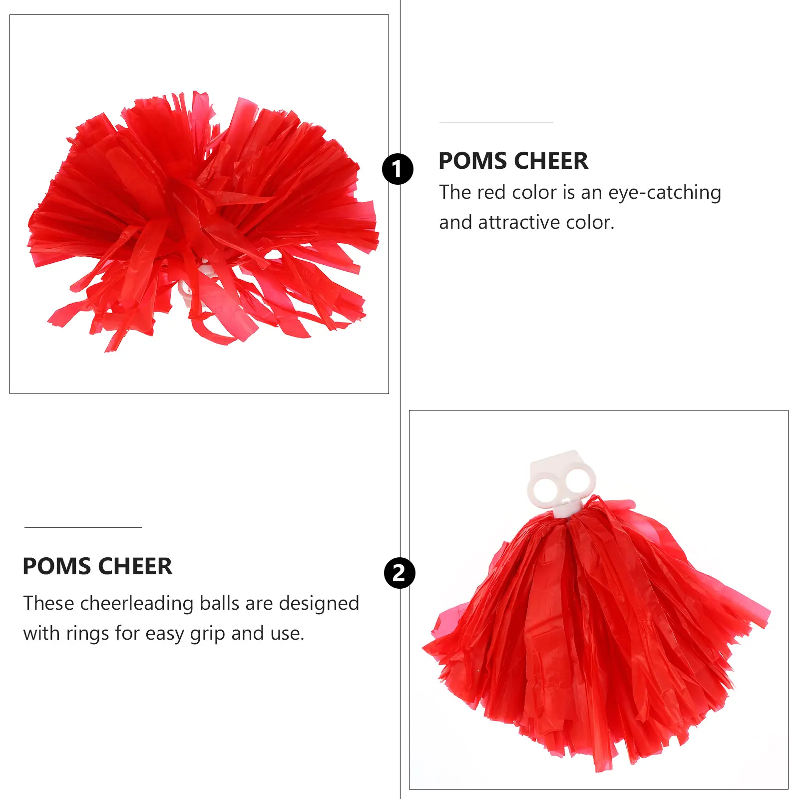 The Ball Cheering Hand Flower Cheerleading Poms Sports Game Accessory Cheerleader Supplies Squad Plastic 
The Ball Cheering Hand Flower Cheerleading Poms Sports Game Accessory Cheerleader Supplies Squad Plastic