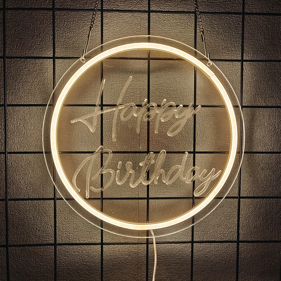Happy Birthday Neon Sign, For Happy Birthday Party, Wall, Home, Party Decoration, Warm White Art Sign,USB Powered.
Happy Birthday Neon Sign, For Happy Birthday Party, Wall, Home, Party Decoration, Warm White Art Sign,USB Powered.