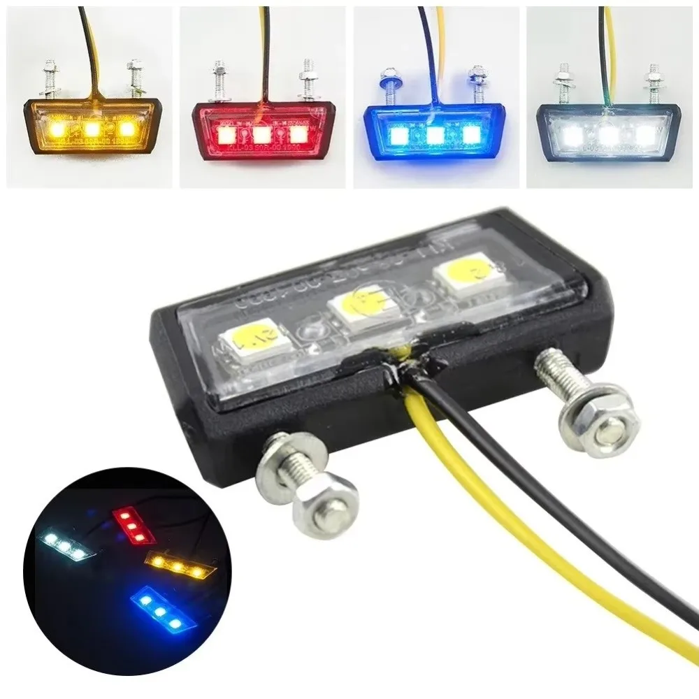 Universal 12V Motorcycle License Plate Light Rear Lighting Taillight LED Rear Tail Lamp Waterproof Motorcycle License Light
Universal 12V Motorcycle License Plate Light Rear Lighting Taillight LED Rear Tail Lamp Waterproof Motorcycle License Light
