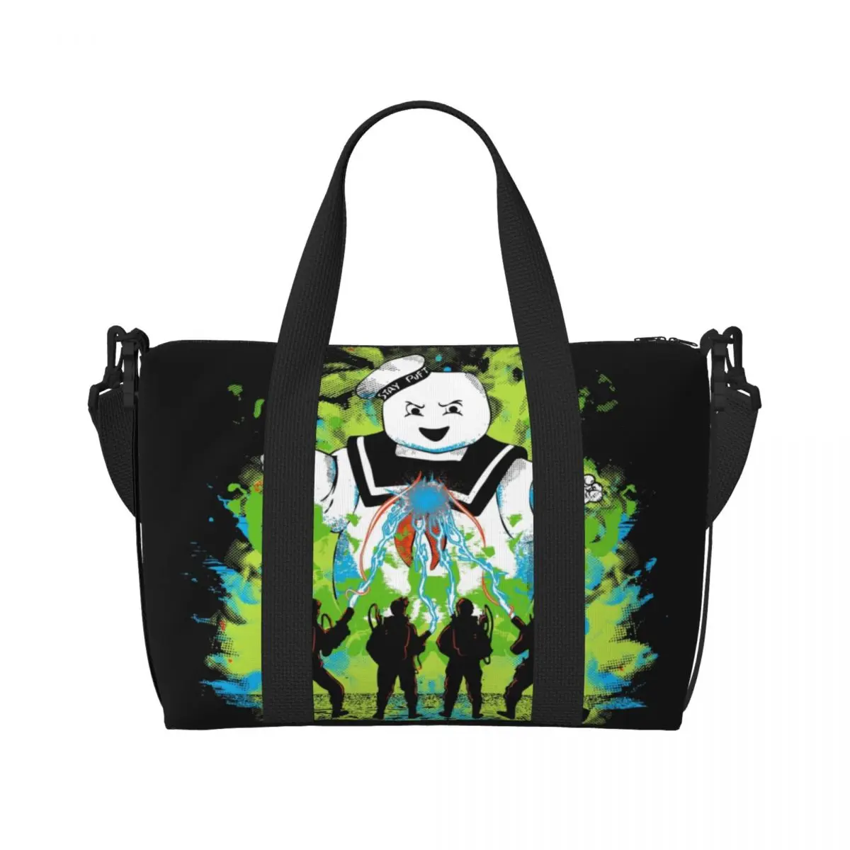 Custom Ghostbusters Busters Beach Tote Bag for Women Extra Large Gym Carry On Supernatural Comedy Film Travel Shopping Bags
Custom Ghostbusters Busters Beach Tote Bag for Women Extra Large Gym Carry On Supernatural Comedy Film Travel Shopping Bags