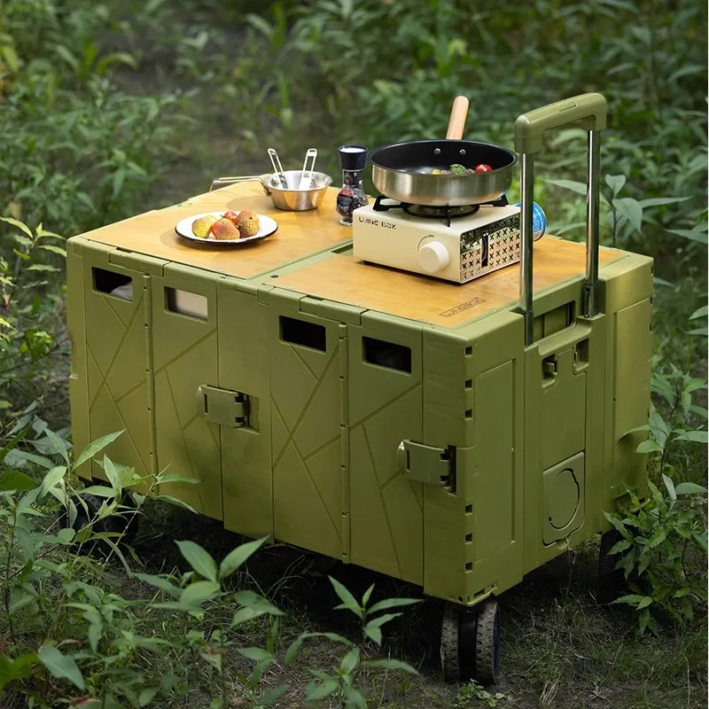 LUINGBOX Foldable Camping Cart - Large Capacity, Ideal for Outdoor Camping, Grocery Shopping & Picnic
LUINGBOX Foldable Camping Cart - Large Capacity, Ideal for Outdoor Camping, Grocery Shopping & Picnic