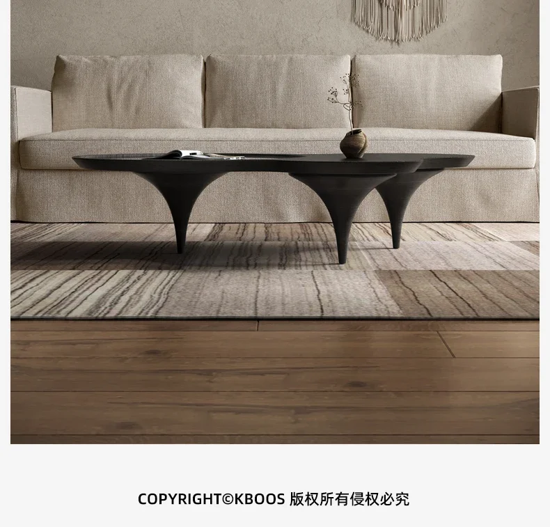 Журнальный столик дизайнерской формы, высококачественный художественный минималистичный домашний столик для гостиной, маленькой квартиры, каменная тарелка, индивидуальный чайный столик
Журнальный столик дизайнерской формы, высококачественный художественный минималистичный домашний столик для гостиной, маленькой квартиры, каменная тарелка, индивидуальный чайный столик