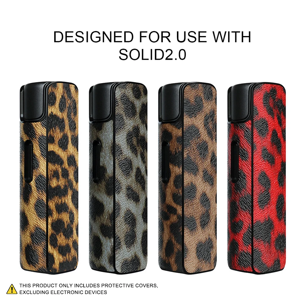 PU leather protective cover suitable for LiL SOLID 2.0, with leopard print pattern, protect electronic cigarette accessories.
PU leather protective cover suitable for LiL SOLID 2.0, with leopard print pattern, protect electronic cigarette accessories.