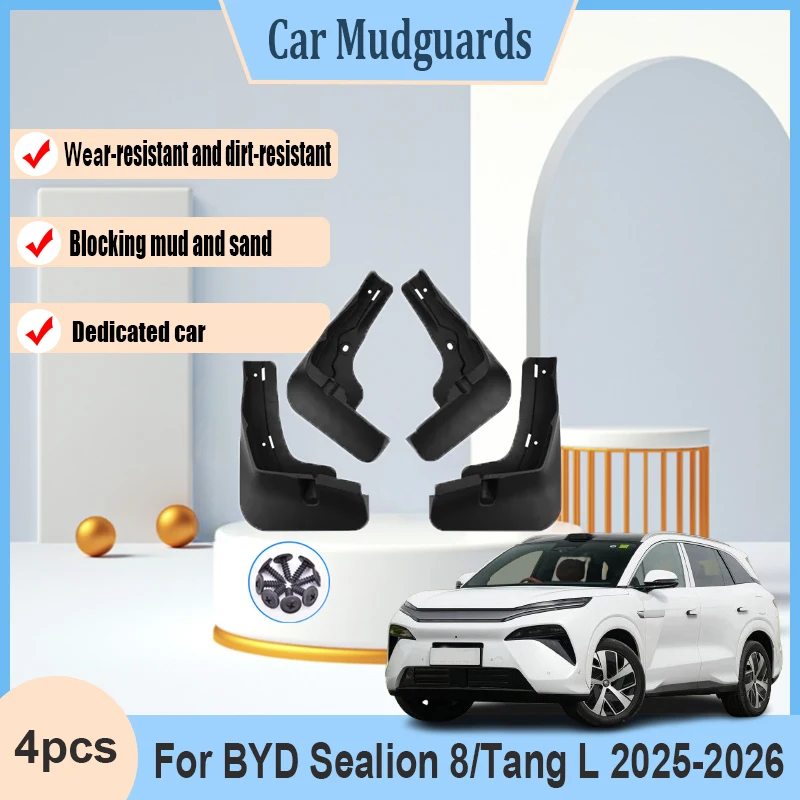 For BYD Tang L Sealion 8 2025 2026 Car Accessories Dust-proof Mudguard MudFlaps Fender Guards Splash Protect Mudguards Wheels
For BYD Tang L Sealion 8 2025 2026 Car Accessories Dust-proof Mudguard MudFlaps Fender Guards Splash Protect Mudguards Wheels