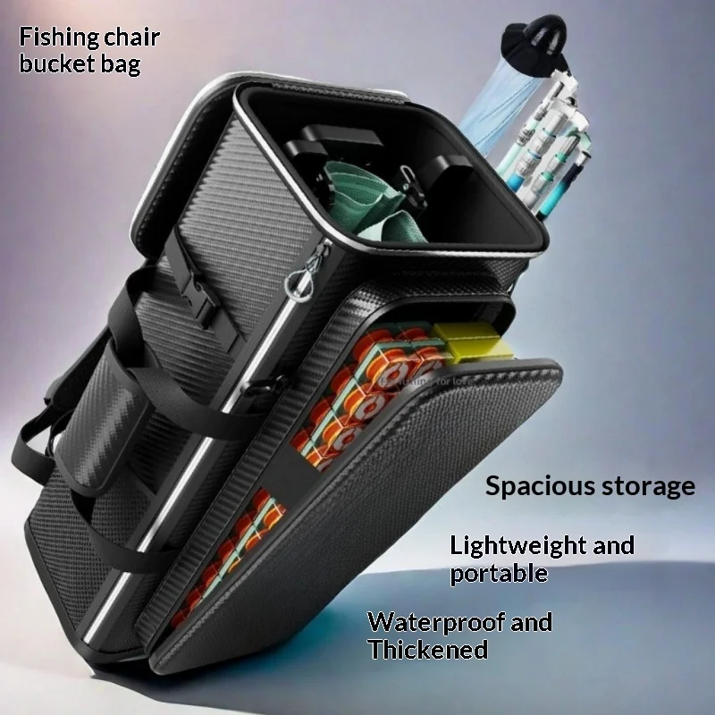 Waterproof Large Capacity Fishing Backpack Tackle Bag Hard Shell Rod Holder Thickened Seat Portable Fishing Chair Fish Bag
Waterproof Large Capacity Fishing Backpack Tackle Bag Hard Shell Rod Holder Thickened Seat Portable Fishing Chair Fish Bag