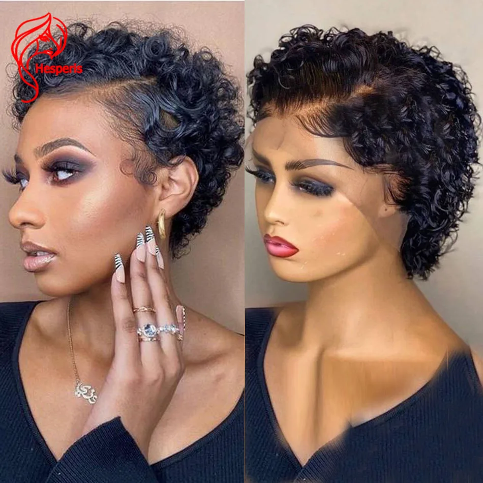 Hesperis Curly Short Pixie Cut Lace Front Wig Pre Plucked Curl Lace Front Short Human Hair Wig For Cool Women Pixie Cut Wigs
Hesperis Curly Short Pixie Cut Lace Front Wig Pre Plucked Curl Lace Front Short Human Hair Wig For Cool Women Pixie Cut Wigs