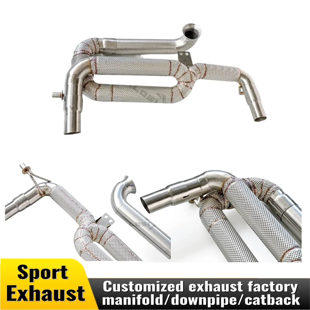 Exhaust cat back for Lotus Emira 2.0T 2021-2022 stainless steel intelligent exhaust pipe heat shield sports car muffler retrofit
Exhaust cat back for Lotus Emira 2.0T 2021-2022 stainless steel intelligent exhaust pipe heat shield sports car muffler retrofit
