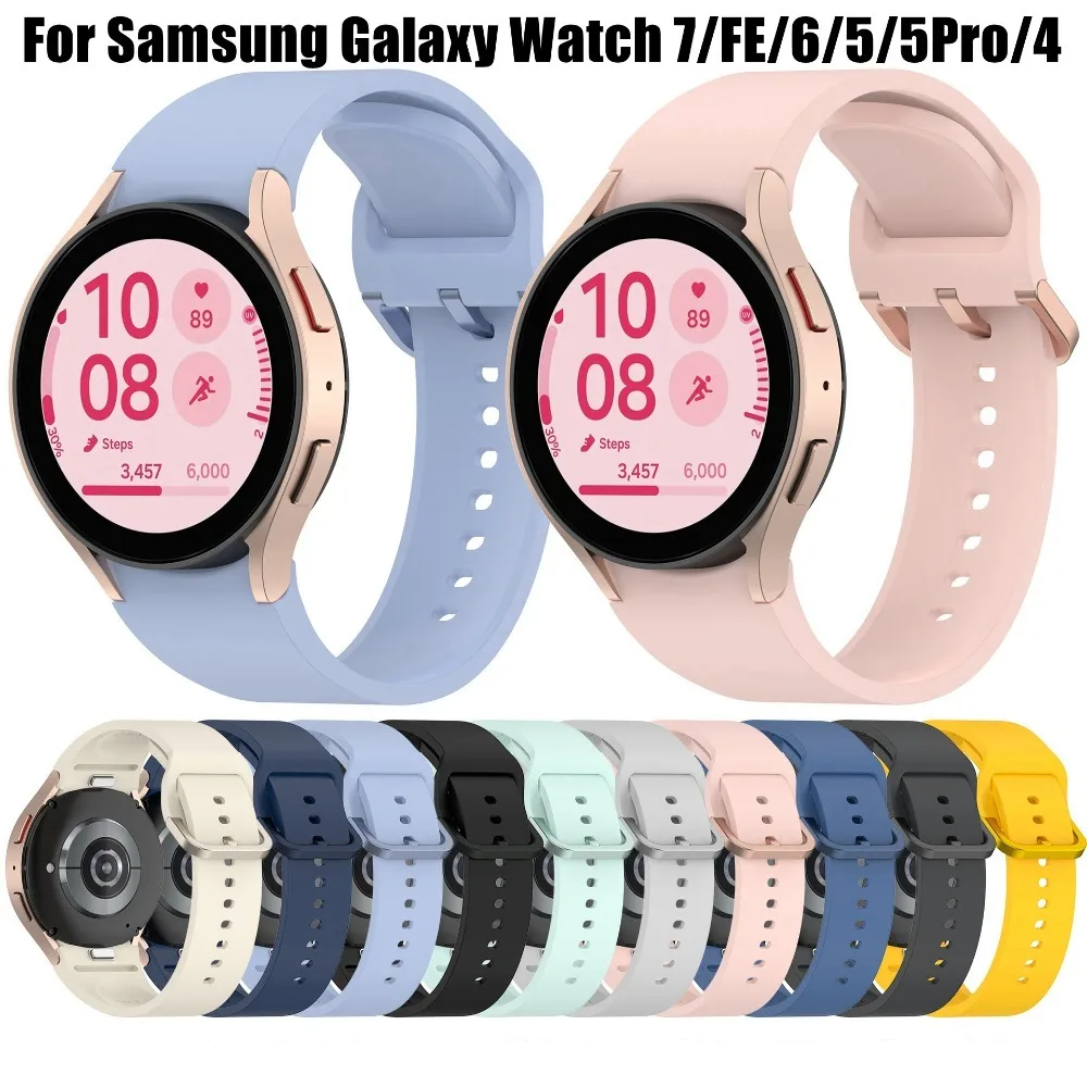 Ремешок силиконовый для Samsung Galaxy Watch 7 FE 6 5 5Pro 4, Воздухопроницаемый браслет для смарт-часов, аксессуары для наручных часов
Ремешок силиконовый для Samsung Galaxy Watch 7 FE 6 5 5Pro 4, Воздухопроницаемый браслет для смарт-часов, аксессуары для наручных часов