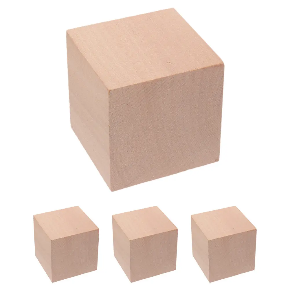 4Pcs 5Cm Square Unfinished Pine Wood Cubes for DIY Crafts Educational Math Learning Geometric Modeling Preschool Sorting
4Pcs 5Cm Square Unfinished Pine Wood Cubes for DIY Crafts Educational Math Learning Geometric Modeling Preschool Sorting