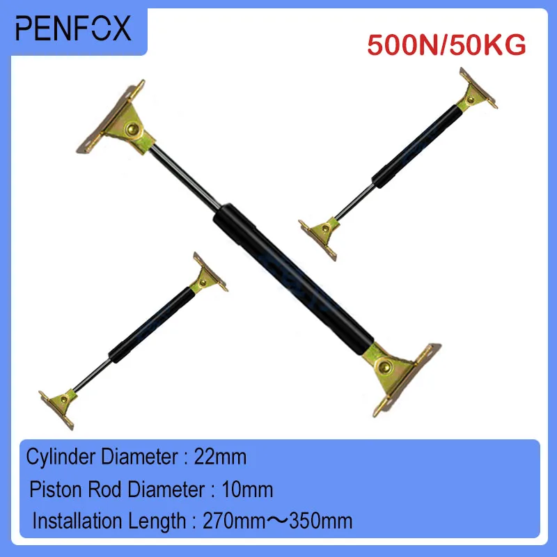 1 PC 270mm-350mm 50kgs/500N Universal Strut Bars Gas Spring Shock Absorber Hydraulic Lift Support Strut Bar RV Bed Car Machine
1 PC 270mm-350mm 50kgs/500N Universal Strut Bars Gas Spring Shock Absorber Hydraulic Lift Support Strut Bar RV Bed Car Machine