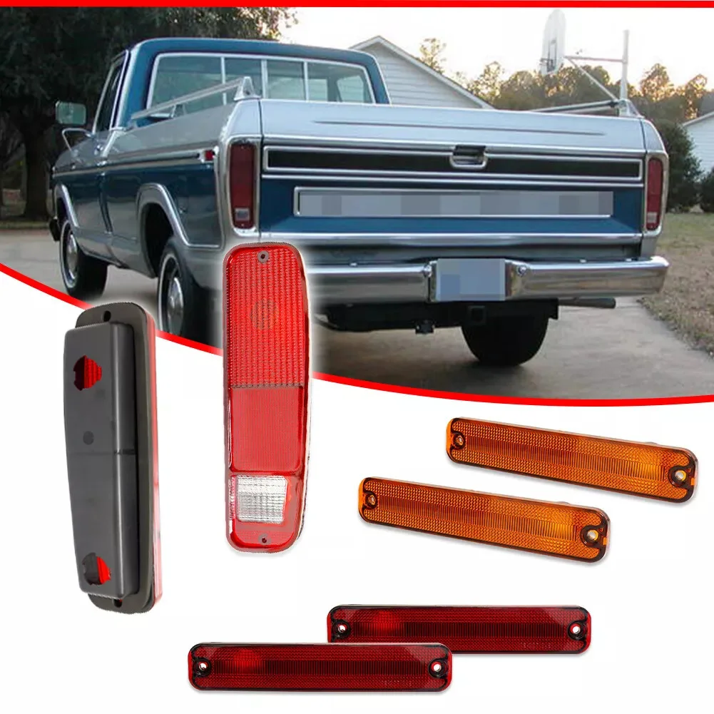 6pcs Tail Light & Side Fender Marker Kit For Ford For F150 Truck For Ford For Econoline Van For Ford For Bronco NO Bulb
6pcs Tail Light & Side Fender Marker Kit For Ford For F150 Truck For Ford For Econoline Van For Ford For Bronco NO Bulb