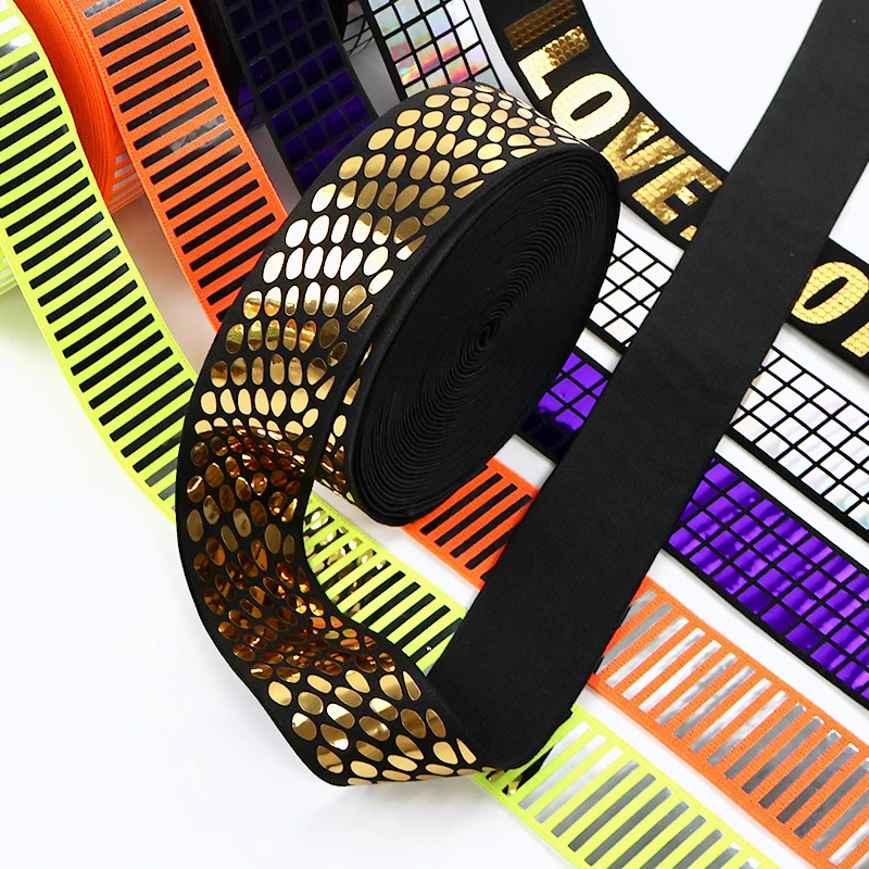 2/5Yards 15-50mm Reflective Elastic Band Clothes Jacket Sequins Rubber Bands Waistband Sleeve Stretch Tape DIY Sewing Supplies
2/5Yards 15-50mm Reflective Elastic Band Clothes Jacket Sequins Rubber Bands Waistband Sleeve Stretch Tape DIY Sewing Supplies