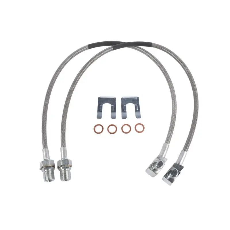 Brake Lines (Front Stainless Steel) Fit for 1971-1978 GMC K25 Jimmy Chevrolet 4-6" 89340S
Brake Lines (Front Stainless Steel) Fit for 1971-1978 GMC K25 Jimmy Chevrolet 4-6" 89340S