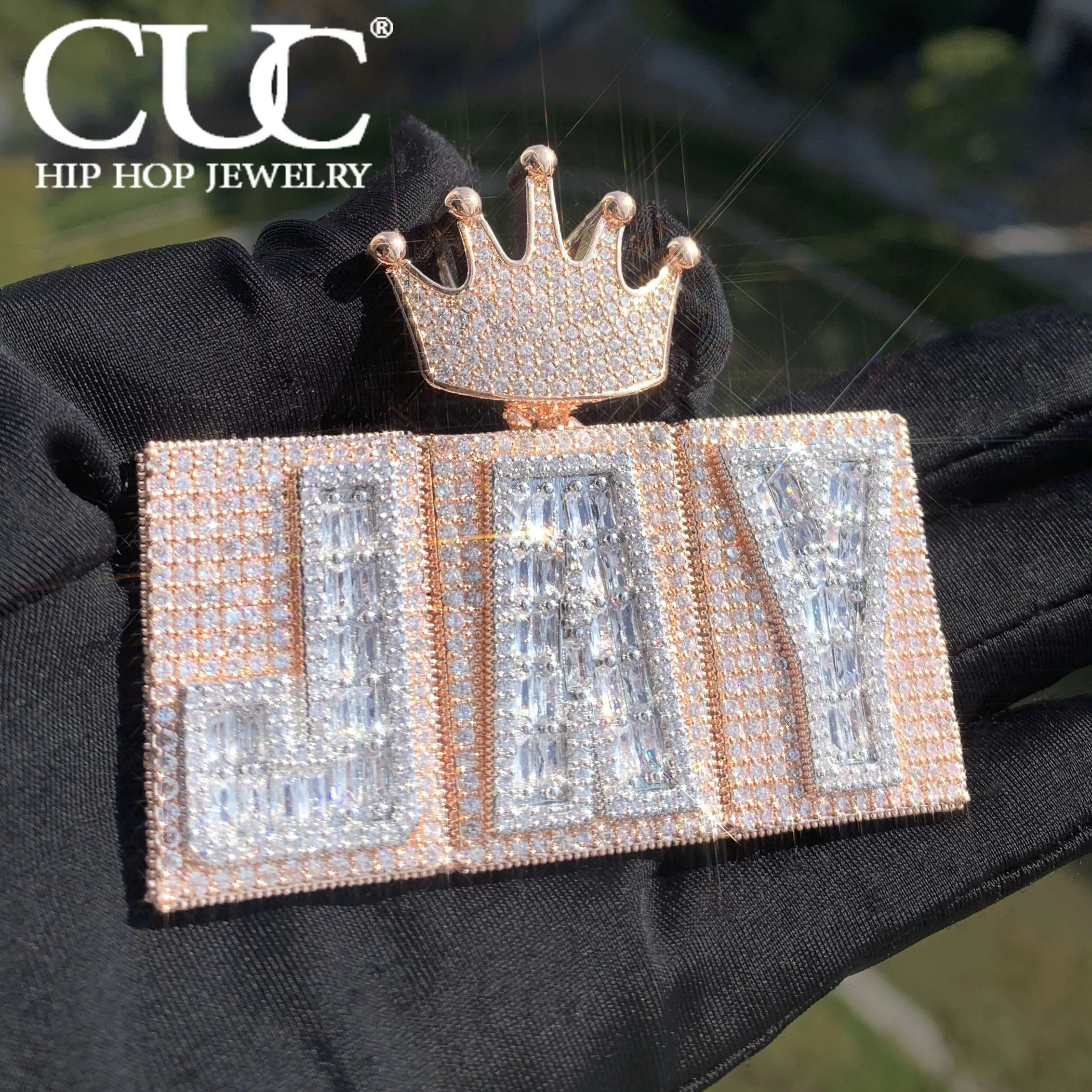 CUC Custom Initial Letter Pendant Iced Out Double Baguette Zirconia Gold Silver Color Necklace Chain Men Women Hip Hop Jewelry
CUC Custom Initial Letter Pendant Iced Out Double Baguette Zirconia Gold Silver Color Necklace Chain Men Women Hip Hop Jewelry