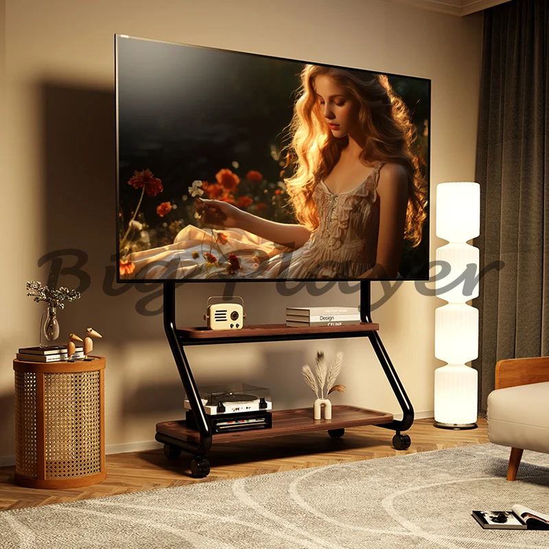 Cold-rolled Mobile Floor Stand TV Support Shelf Removable With Wheels 32-75 Inches TV Cart All-in-one TV Shelf Mute Wheels
Cold-rolled Mobile Floor Stand TV Support Shelf Removable With Wheels 32-75 Inches TV Cart All-in-one TV Shelf Mute Wheels