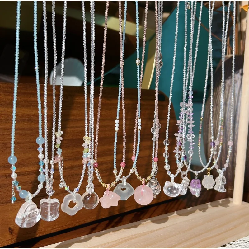 2025 design natural crystal , chalcedony , atmospheric pink necklace, women's gift, summer Chinese style
2025 design natural crystal , chalcedony , atmospheric pink necklace, women's gift, summer Chinese style