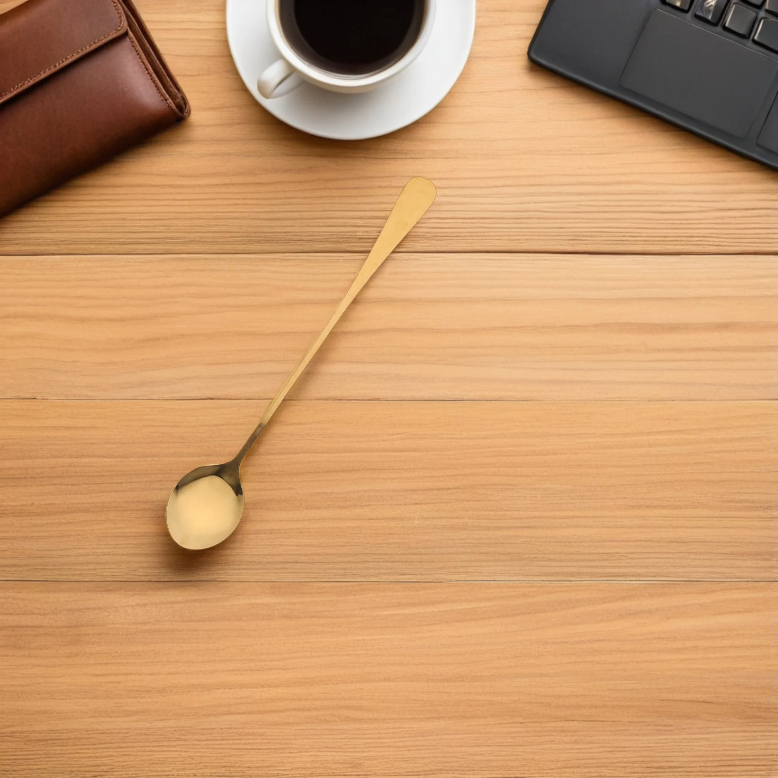 8Pcs Long Handle Coffee Spoons Stainless Steel Gold Metal Stirrers for Tea Cappuccino Dessert Cocktail Mixing Tools
8Pcs Long Handle Coffee Spoons Stainless Steel Gold Metal Stirrers for Tea Cappuccino Dessert Cocktail Mixing Tools