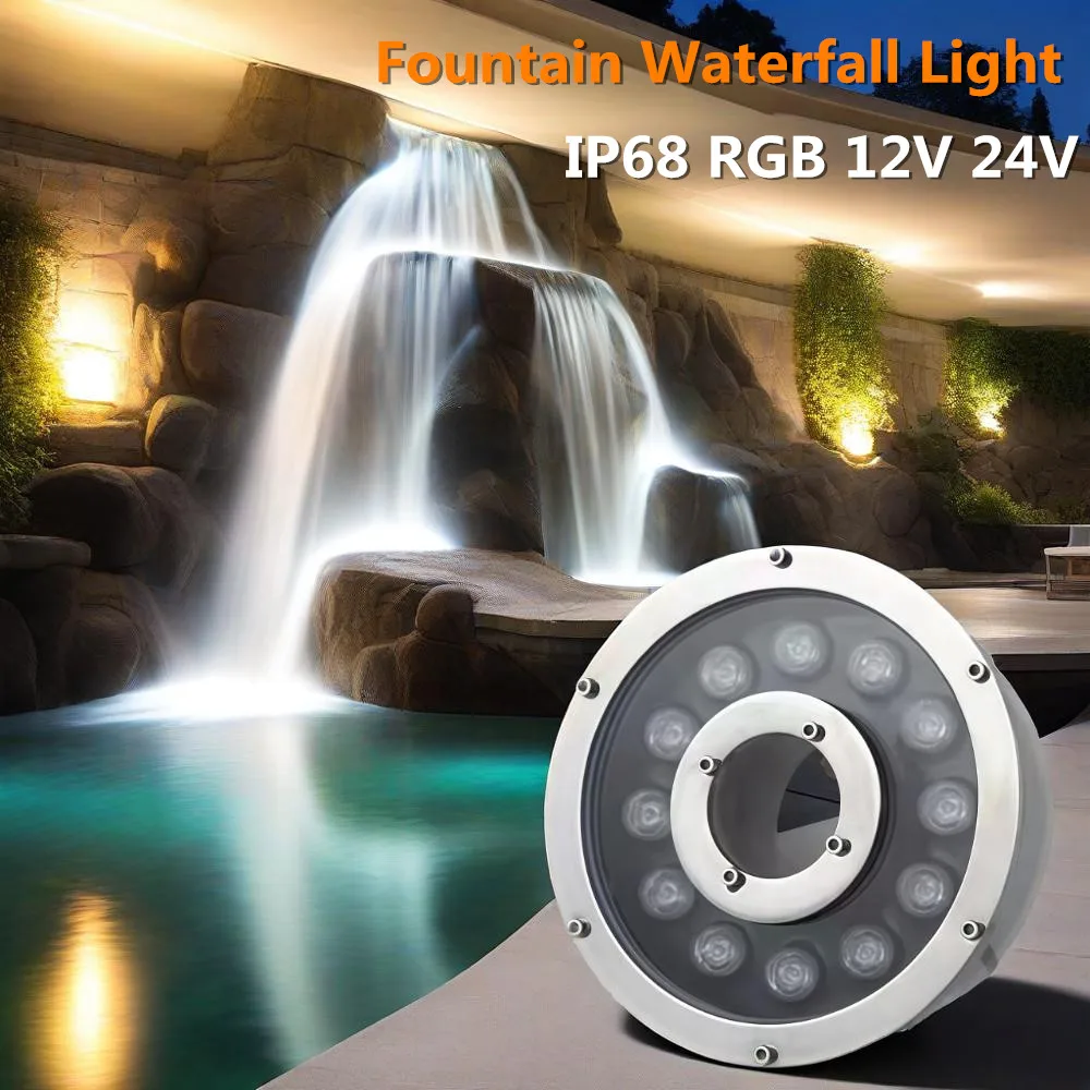 Ip68 LED Underwater Spotlight Pool Water Fountain Outdoor 6W/9W/12W18W24W Waterfall for Swimming Pools with Lights Decoration
Ip68 LED Underwater Spotlight Pool Water Fountain Outdoor 6W/9W/12W18W24W Waterfall for Swimming Pools with Lights Decoration