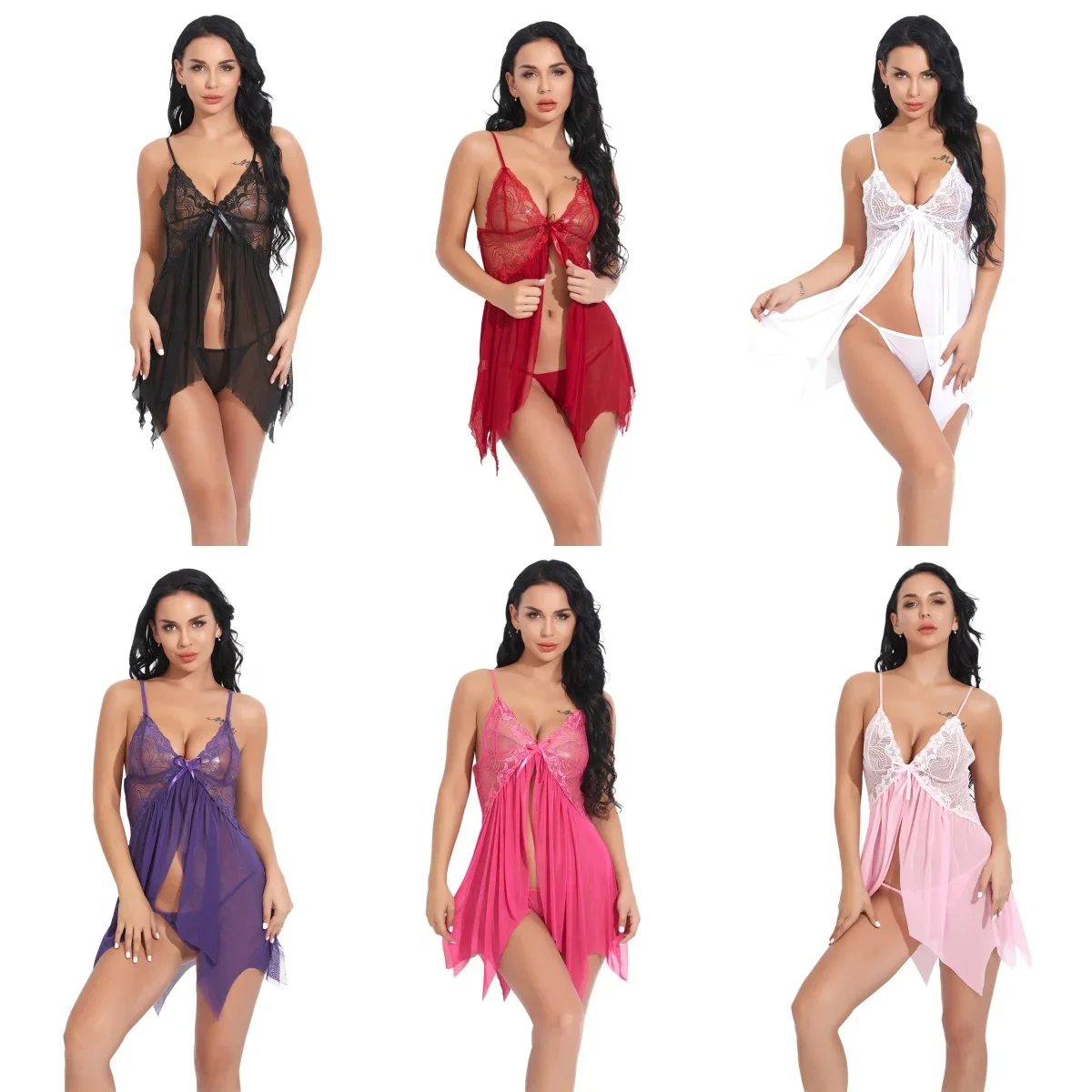 Women Sexy Dress Open Crotch Bra Lace Sleepwear Erotic Costumes Women Babydolls Sleepwear Sexy Lingerie
Women Sexy Dress Open Crotch Bra Lace Sleepwear Erotic Costumes Women Babydolls Sleepwear Sexy Lingerie