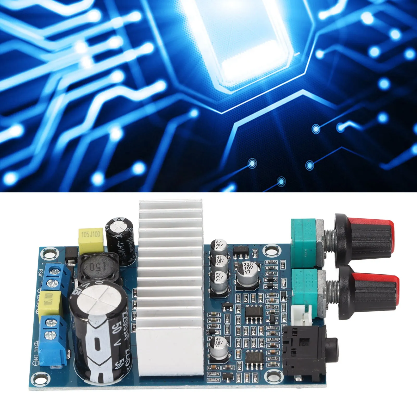 Digital Amplifier Board 100W Bass Output Subwoofer Amp Module for DIY Speaker 12‑24V Digital Amplifier Module
Digital Amplifier Board 100W Bass Output Subwoofer Amp Module for DIY Speaker 12‑24V Digital Amplifier Module
