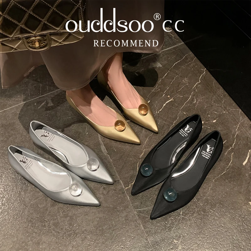 Ods Women Vintage Handmade Genuine Leather Mid Heels For Spring Shoes Bead Classic Office Dress Gold Silver Zapatos De Mujer 40
Ods Women Vintage Handmade Genuine Leather Mid Heels For Spring Shoes Bead Classic Office Dress Gold Silver Zapatos De Mujer 40