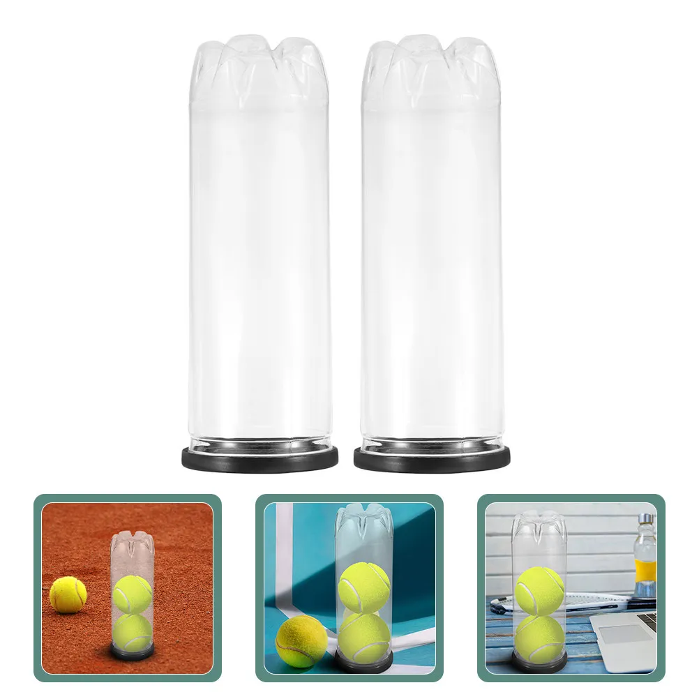 2Pcs Portable Tennis Organizer Clear Plastic Ball Storage Bottle Lightweight Wear-Resistant Balls Holder for Tennis Sports
2Pcs Portable Tennis Organizer Clear Plastic Ball Storage Bottle Lightweight Wear-Resistant Balls Holder for Tennis Sports