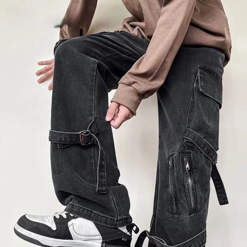 Women's Men's Y2K Clothes Jeans Clothing Cargo Pant Wide Leg Flared Denim Pants Streetwear Baggy Jeans Straight Trousers For Men
Women's Men's Y2K Clothes Jeans Clothing Cargo Pant Wide Leg Flared Denim Pants Streetwear Baggy Jeans Straight Trousers For Men